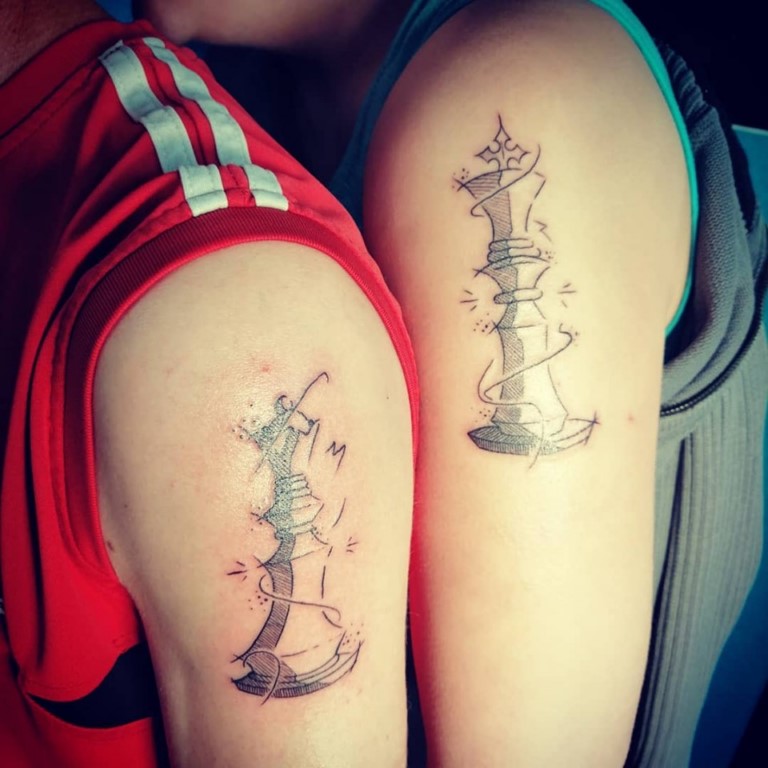 tatouages roi et reines assortis web tatouages roi et reines assortis web